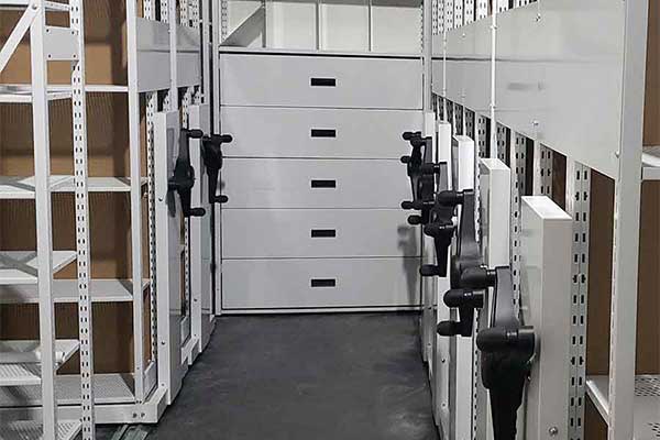 High Density Mobile Shelving, Retail Storage, O'Brien Systems