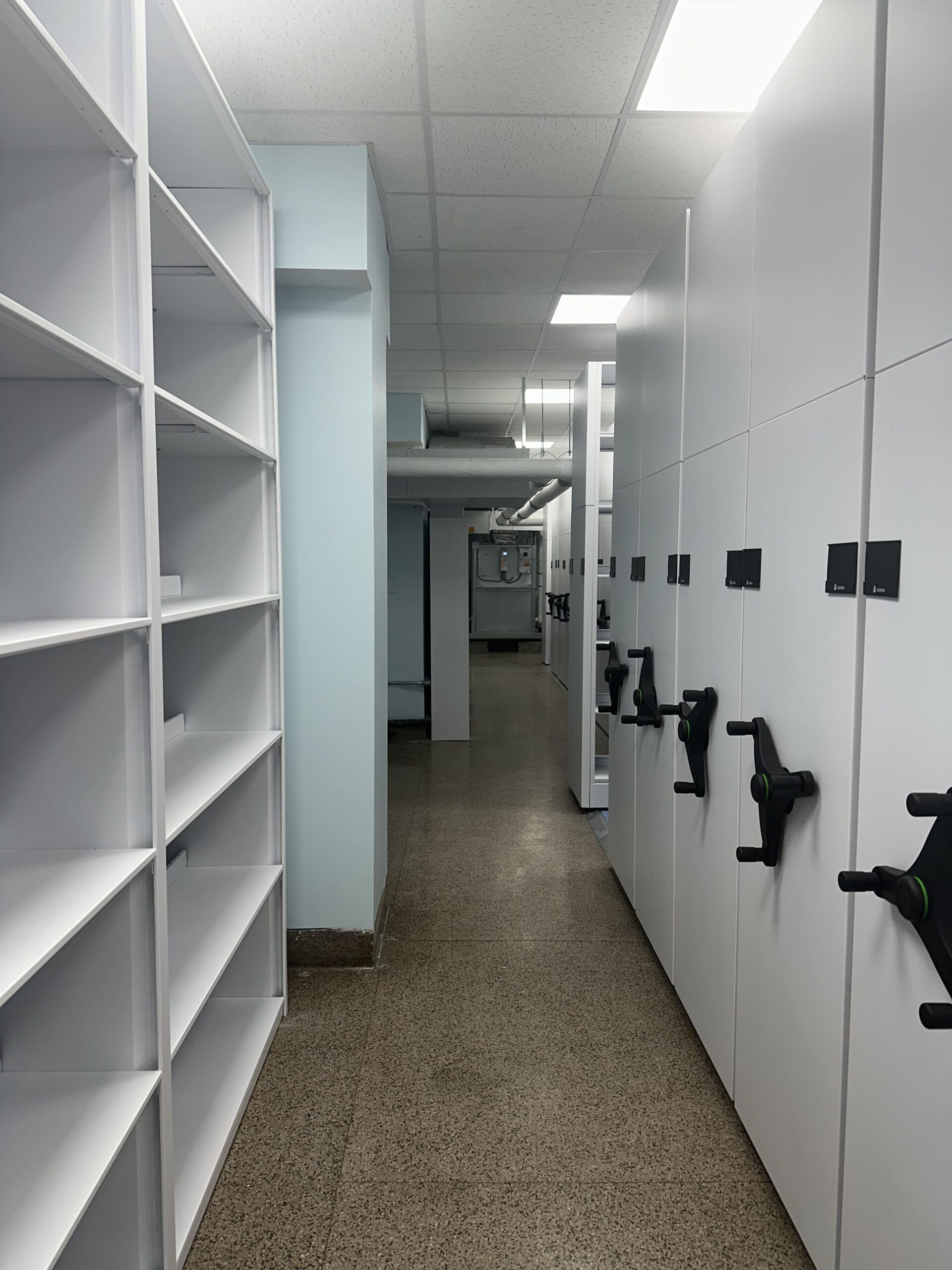 high-density mobile shelving, mobile storage, high-density mobile storage