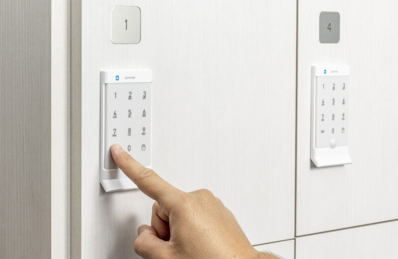 smart-lock, smart locker, secure storage, flexible storage
