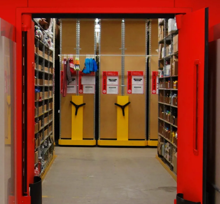 warehouse design layout, high-density mobile storage